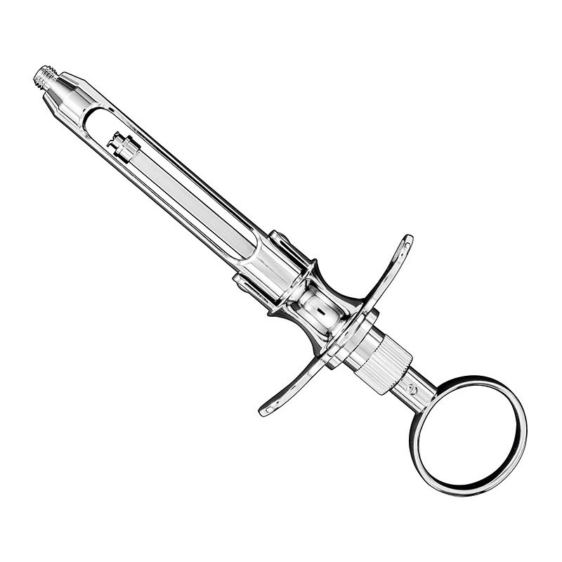 Cartridge syringe, ring handle